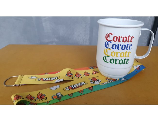 CANECA ALUMINIO 850ML COM TIRANTE 40MM